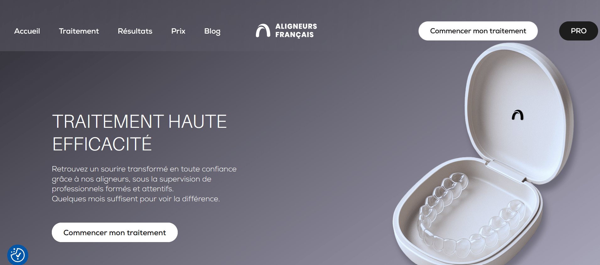 Les Aligneurs Francais 3D model processing dashboard