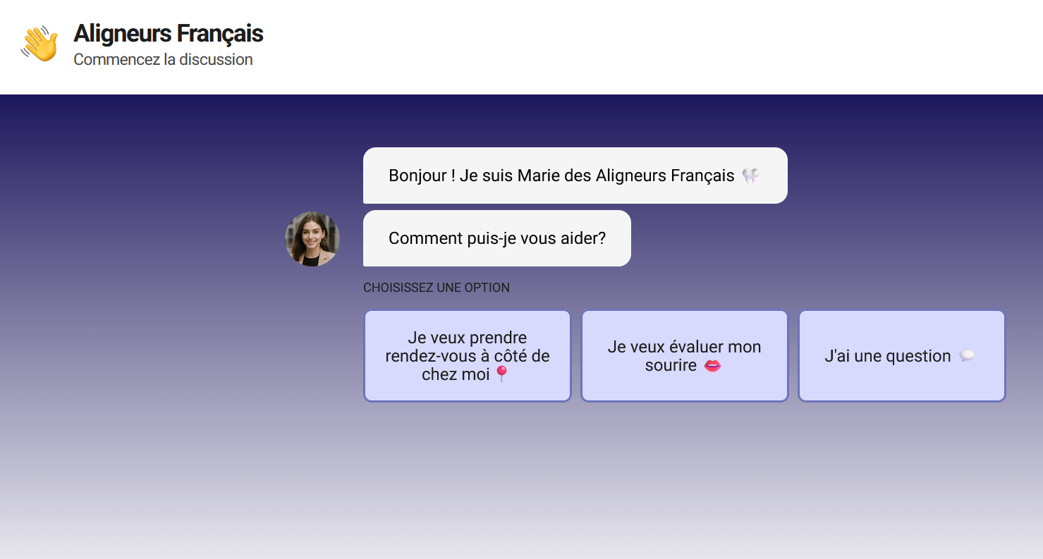 Les Aligneurs Francais mobile app case management